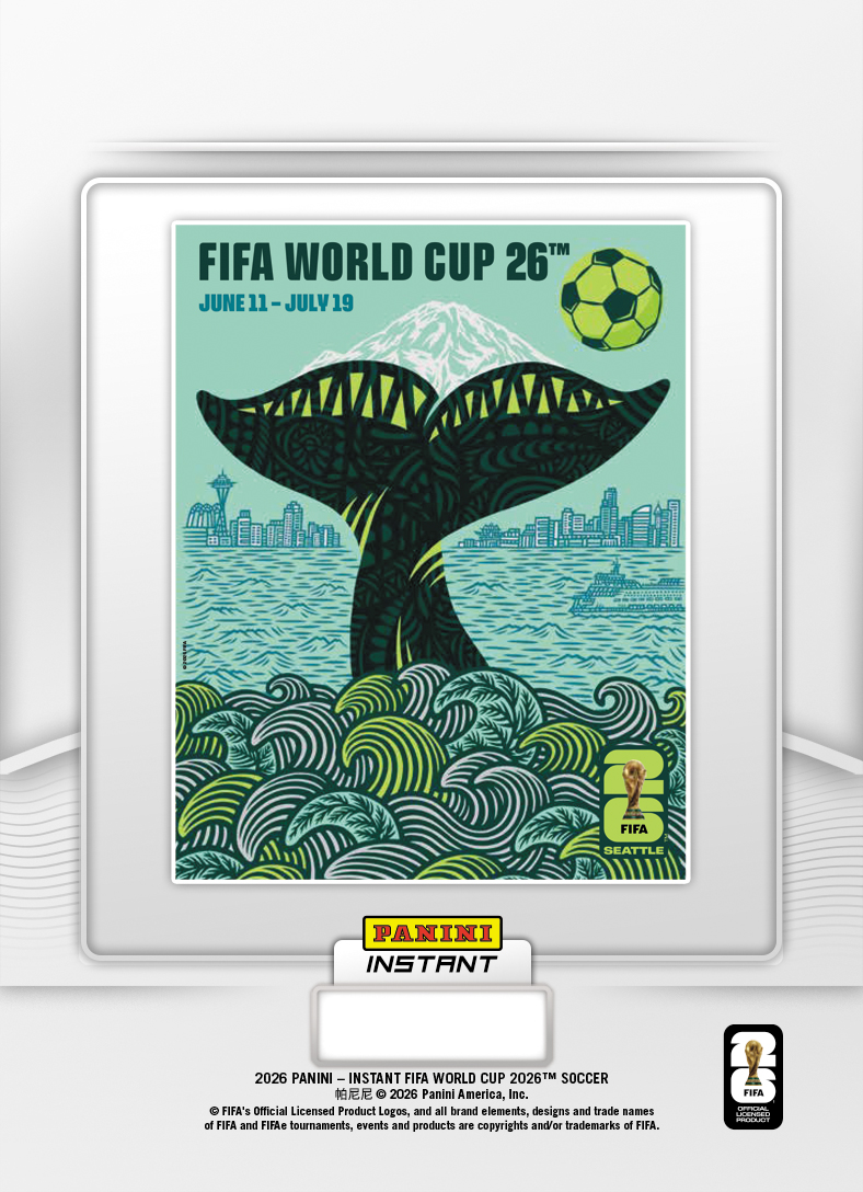 Seattle - Panini Instant FIFA World Cup 2026™ Host City Poster Card - Orange /99 - Image 2