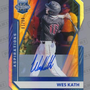Wes Kath - 2021 Elite Extra Edition Aspirations Die Cut Signatures