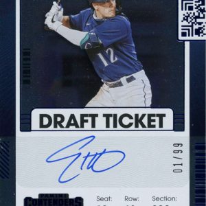 Evan White - 2021 Contenders Rookie Draft Ticket Blue