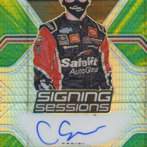 Chandler Smith - 2021 Prizm Racing Signing Sessions Hyper Prizm Green and Yellow