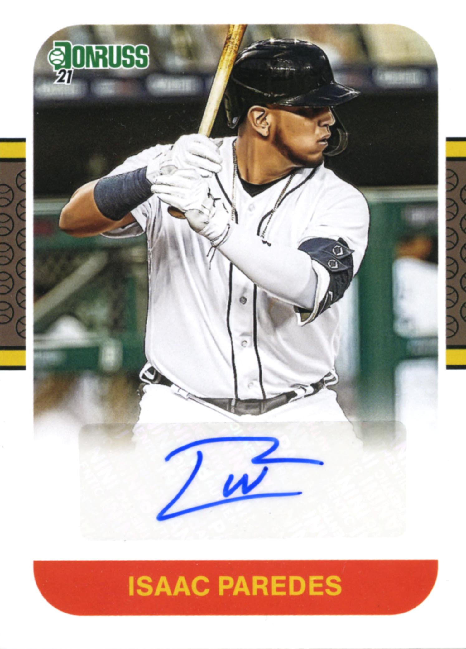 Isaac Paredes - 2021 Donruss Retro 1987 Signatures