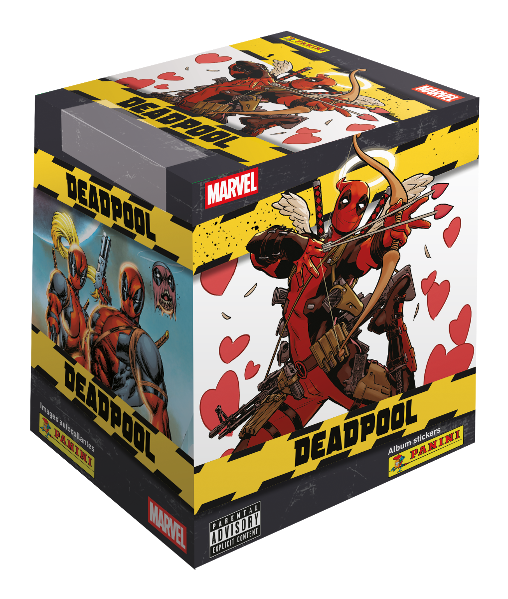 Panini Marvel - Deadpool Sticker Collection - 50 Pack Box