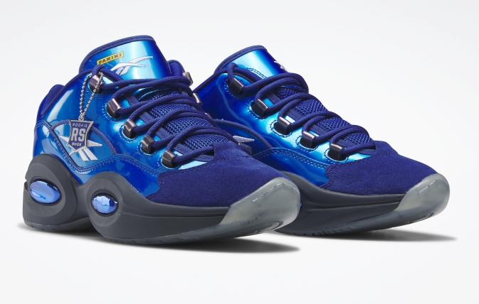 Panini/Reebok Question Low - Rookie Signature Blue