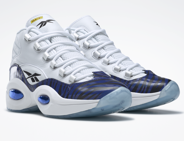 Panini/Reebok Question Mid - Tiger Prizm Blue
