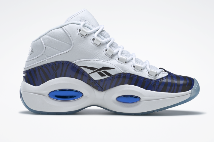 Panini/Reebok Question Mid - Tiger Prizm Blue - Image 2