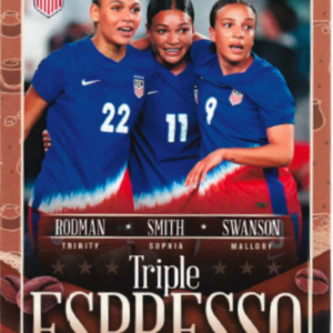 Trinity Rodman/Sophia Smith/Mallory Swanson - Panini Instant USWNT - Triple Espresso /10