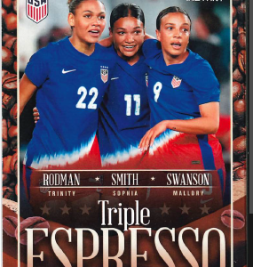 Trinity Rodman/Sophia Smith/Mallory Swanson - Panini Instant USWNT - Triple Espresso 1/1