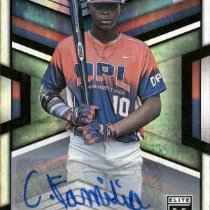 Cristopher Familia - 2023 Elite Extra Edition Base DPL Signatures Prime Numbers A